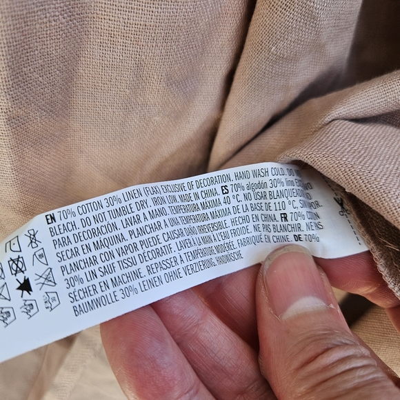 Free the Roses Embroidered Linen Blend Boho Peasant Tunic Size Small - Picture 10 of 10